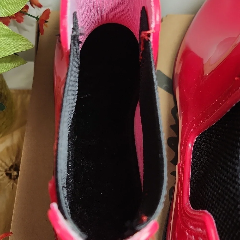 Seven7 Halifax Rain Bootie Red Size 8 - Picture 6 of 10